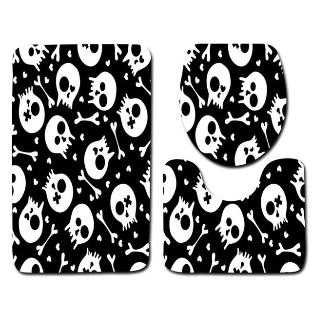 Cradle Of Goth Skull Bathroom Carpet (3 Pieces) 9 Cradle Of Goth Skull Bathroom Carpet (3 Pieces)