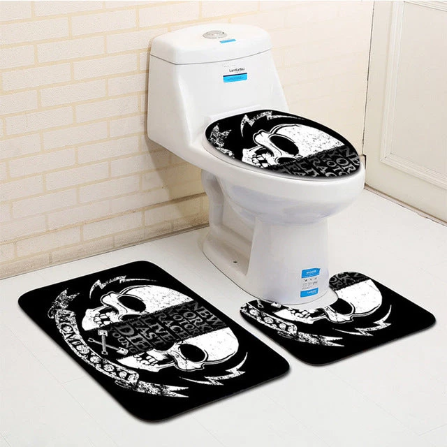 Cradle Of Goth Skull Bathroom Carpet (3 Pieces) 12 Cradle Of Goth Skull Bathroom Carpet (3 Pieces)