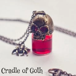 Cradle Of Goth Devil's Blood Necklace