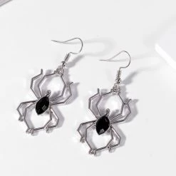 Cradle Of Goth Spider Attack Earrings