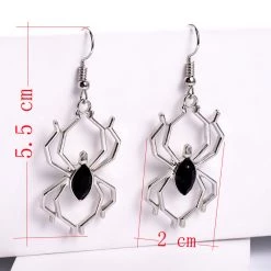Cradle Of Goth Spider Attack Earrings