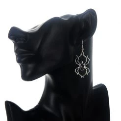 Cradle Of Goth Spider Attack Earrings