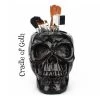 Cradle Of Goth Skull Brushes Holder