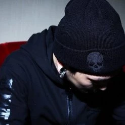 Cradle Of Goth HATS Skull Beanie