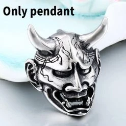 Cradle Of Goth Demon Pendant Necklace NECKLACES