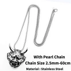 Cradle Of Goth Demon Pendant Necklace NECKLACES