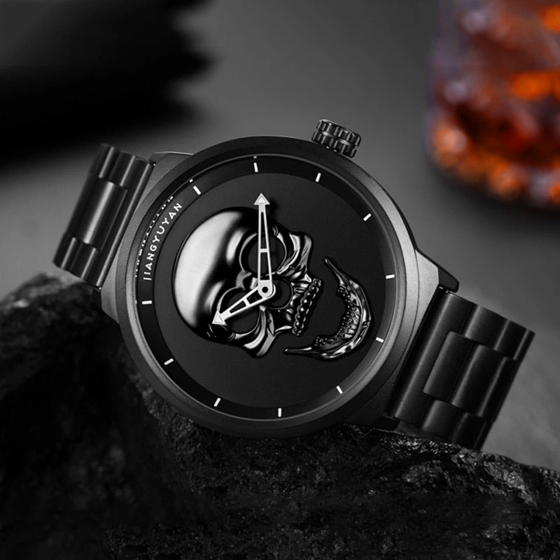 Cradle Of Goth Screaming Skull Watch 3 Cradle Of Goth Screaming Skull Watch