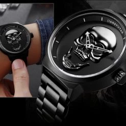Cradle Of Goth Screaming Skull Watch 17 Cradle Of Goth Screaming Skull Watch