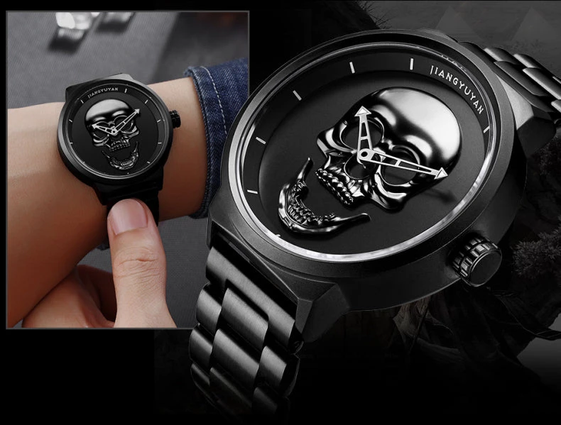 Cradle Of Goth Screaming Skull Watch 8 Cradle Of Goth Screaming Skull Watch