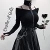 Cradle Of Goth Slashed Cardigan
