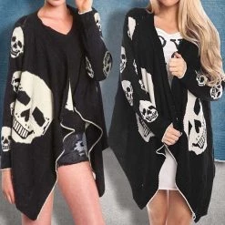 Cradle Of Goth Gravely Cardigan (long Sleeve) SCARVES 7 Cradle Of Goth Gravely Cardigan (long Sleeve) SCARVES