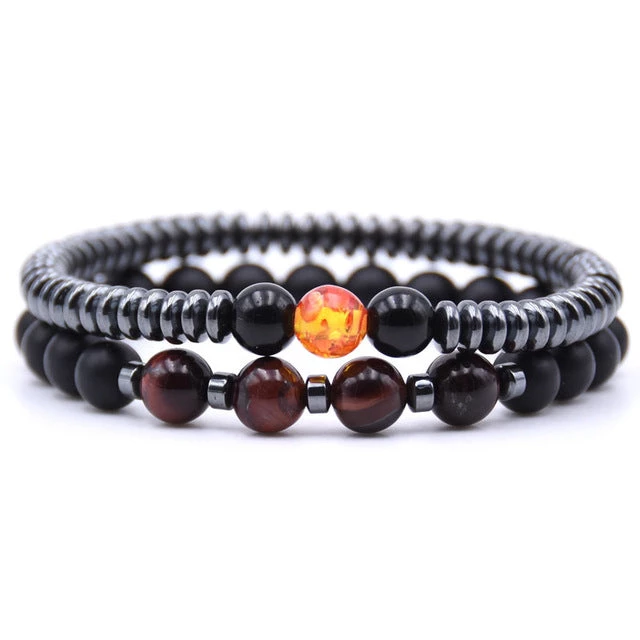 Cradle Of Goth Healing Dark Energy Bracelets (2 Piece Set) 2 Cradle Of Goth Healing Dark Energy Bracelets (2 Piece Set)