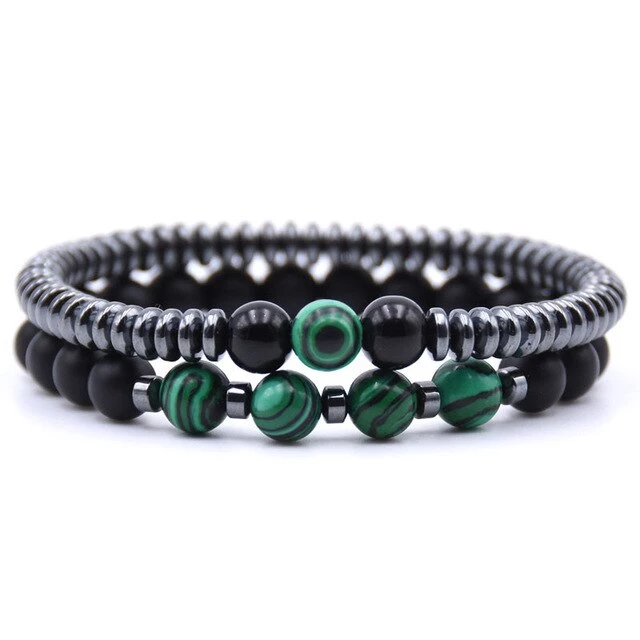 Cradle Of Goth Healing Dark Energy Bracelets (2 Piece Set) 12 Cradle Of Goth Healing Dark Energy Bracelets (2 Piece Set)