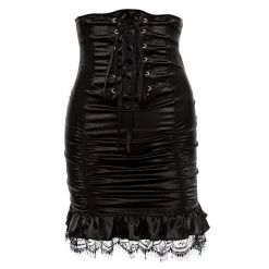 Cradle Of Goth High-Waisted Silky Skirt