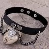 Cradle Of Goth Heart On Strings Choker