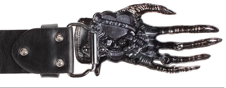 Cradle Of Goth BELTS Devil's Skull Belt 3 Cradle Of Goth BELTS Devil's Skull Belt