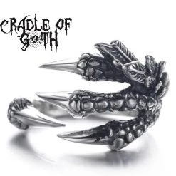 Cradle Of Goth RINGS Dragon King Ring