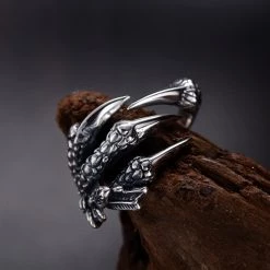 Cradle Of Goth RINGS Dragon King Ring