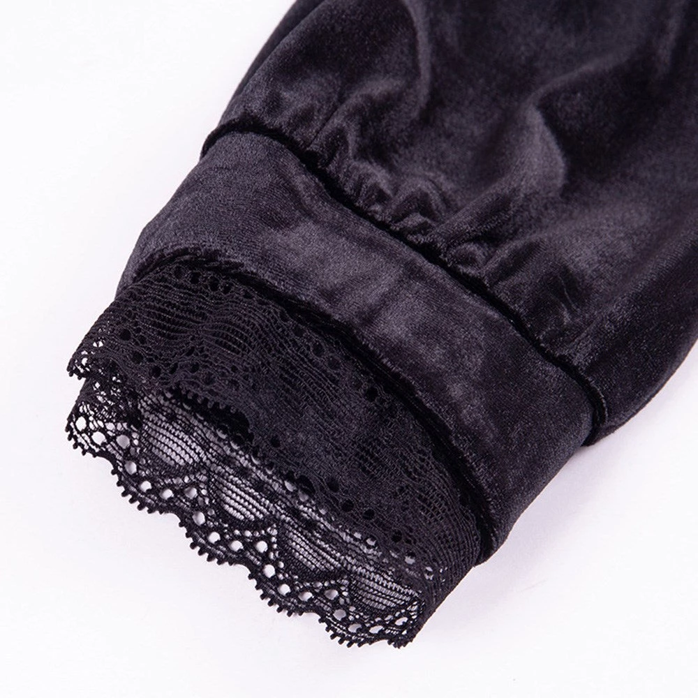 Cradle Of Goth DRESSES Halter Velvet Dress 8 Cradle Of Goth DRESSES Halter Velvet Dress