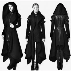 Cradle Of Goth COATS & JACKETS The Worshiper's Hooded Overcoat