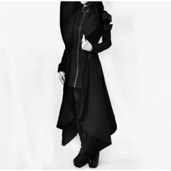 Cradle Of Goth COATS & JACKETS The Worshiper's Hooded Overcoat