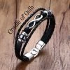 Cradle Of Goth BRACELETS Darkness Infinity Bracelet