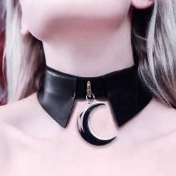 Cradle Of Goth Moon Choker (Vegan) 8 Cradle Of Goth Moon Choker (Vegan)