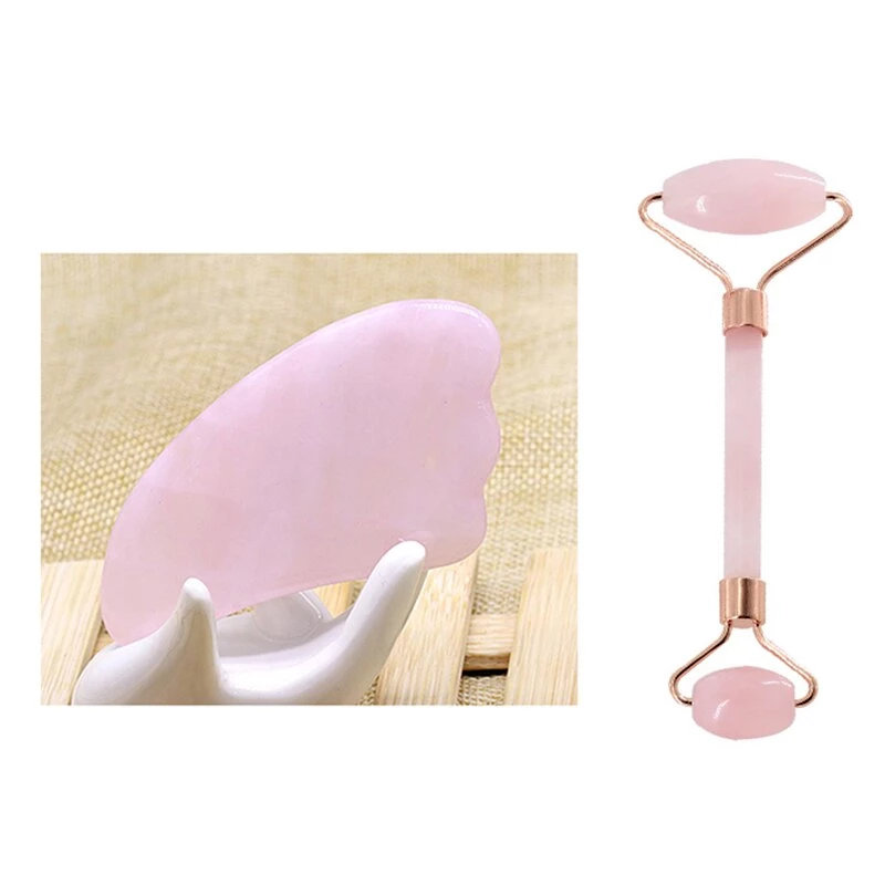 Cradle Of Goth Make Up Rose Quartz Face Roller (Handmade) 4 Cradle Of Goth Make Up Rose Quartz Face Roller (Handmade)