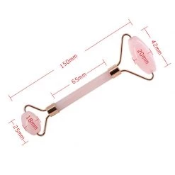 Cradle Of Goth Make Up Rose Quartz Face Roller (Handmade)