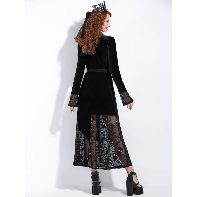 Cradle Of Goth Crow Queen Dress DRESSES 5 Cradle Of Goth Crow Queen Dress DRESSES