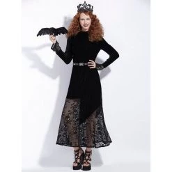 Cradle Of Goth Crow Queen Dress DRESSES 9 Cradle Of Goth Crow Queen Dress DRESSES