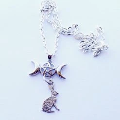 Cradle Of Goth Lunar Goddess Necklace