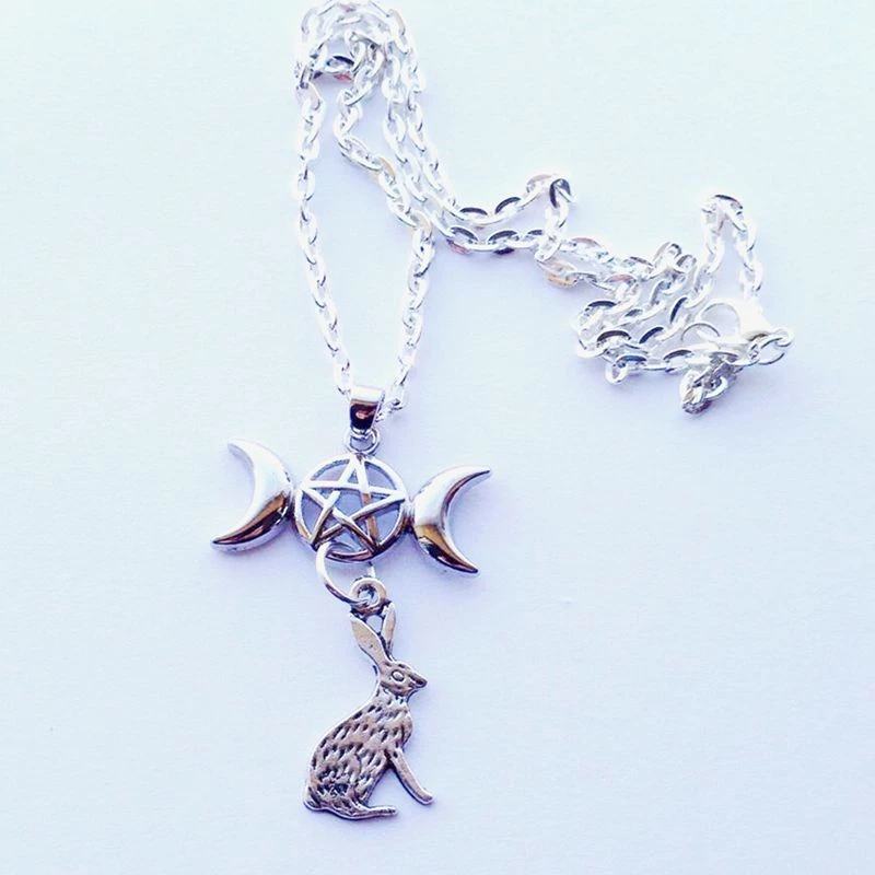 Cradle Of Goth Lunar Goddess Necklace 2 Cradle Of Goth Lunar Goddess Necklace