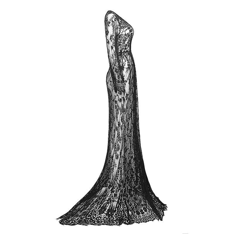 Cradle Of Goth DRESSES Morticia See-Through Dress 7 Cradle Of Goth DRESSES Morticia See-Through Dress