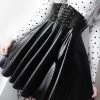 Cradle Of Goth Corset Skirt (Vegan Leather) SKIRTS