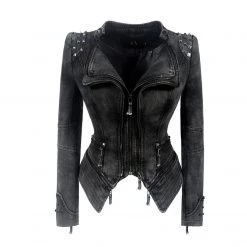 Cradle Of Goth The Tough Chick Jacket (Vegan) COATS & JACKETS