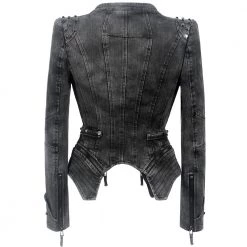 Cradle Of Goth The Tough Chick Jacket (Vegan) COATS & JACKETS 12 Cradle Of Goth The Tough Chick Jacket (Vegan) COATS & JACKETS