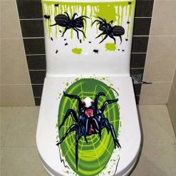 Cradle Of Goth Horror Bathroom Stickers