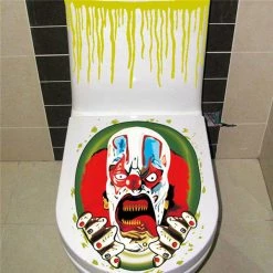 Cradle Of Goth Horror Bathroom Stickers