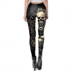 Cradle Of Goth Skull Leggings