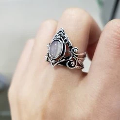 Cradle Of Goth Moonstone Ring RINGS