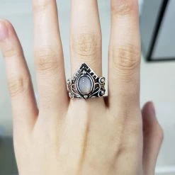 Cradle Of Goth Moonstone Ring RINGS