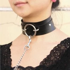 Cradle Of Goth Freak On A Leash (Choker With Chain)