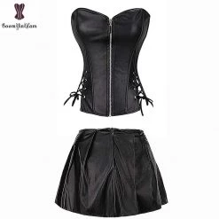 Cradle Of Goth Corset And Mini Skirt Combo (Plus Sizes Available) LINGERIE