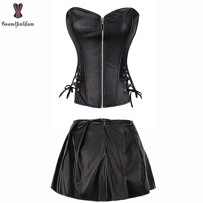 Cradle Of Goth Corset And Mini Skirt Combo (Plus Sizes Available) LINGERIE 1 Cradle Of Goth Corset And Mini Skirt Combo (Plus Sizes Available) LINGERIE