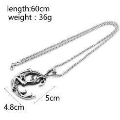 Cradle Of Goth Moon Goddess Necklace NECKLACES