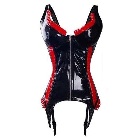 Cradle Of Goth LINGERIE Black And Red Corset 1 Cradle Of Goth LINGERIE Black And Red Corset