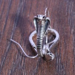 Cradle Of Goth Cobra Earrings