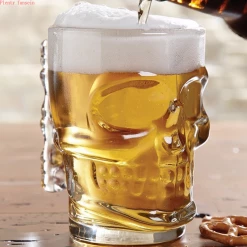 Cradle Of Goth DRINKWARE Skull Beer Mug