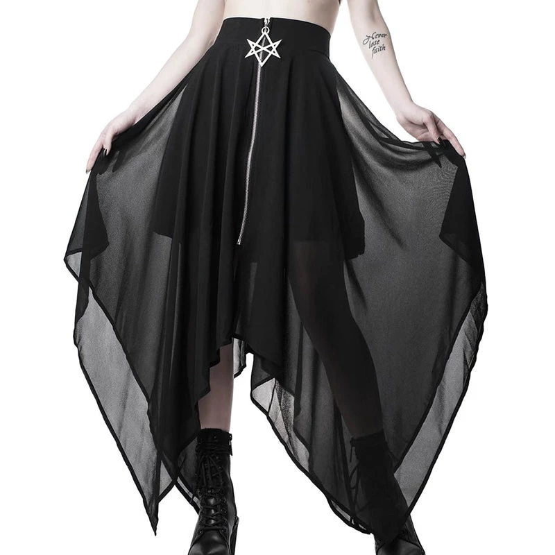 Cradle Of Goth Elvira's Skirt 1 Cradle Of Goth Elvira's Skirt
